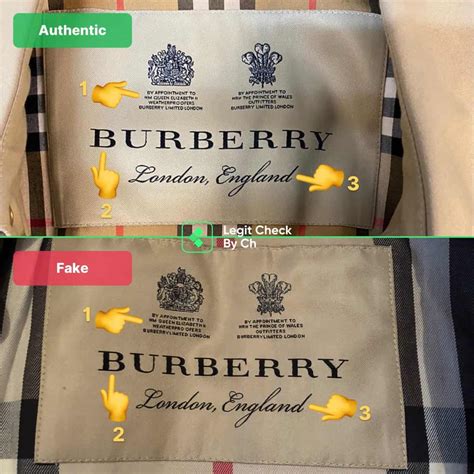 how to spot a fake burberry leather jacket|spotting a burberry coat.